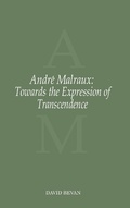 Cover: Andr&eacute; Malraux - De Gruyter