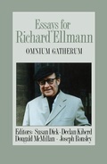Cover: Essays for Richard Ellmann - De Gruyter