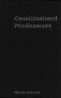 Cover: Constitutional Predicament - De Gruyter