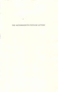 Cover: Mephibosheth Stepsure Letters - McGill-Queen's University Press