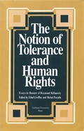 Cover: Notion of Tolerance and Human Rights - McGill-Queen's University Press