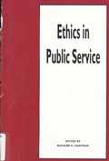 Cover: Ethics in Public Service - McGill-Queen's University Press