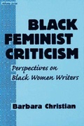 Cover: Black Feminist Criticism - Teachers' College Press