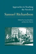 Cover: Approaches to Teaching the Novels of Samuel Richardson - Modern Language Association of America