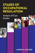 Cover: Stages of Occupational Regulation - Upjohn Press