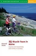 Cover: 25 Bicycle Tours in Maine: Coastal and Inland Rides from Kittery to Caribou - Countryman Press Inc.