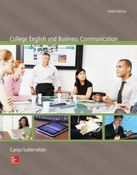 Enlarge image Cover: College English and Business Communication with Access Code - Irwin/McGraw-Hill