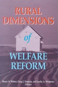 Cover: Rural Dimensions of Welfare Reform - WE Upjohn Institute