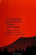 Cover: Critical Essays on Israeli Society, Politics, and Culture - State University of New York Press