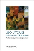 Cover: Leo Strauss and the Crisis of Rationalism - De Gruyter