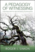 Cover: A Pedagogy of Witnessing - De Gruyter