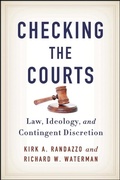 Cover: Checking the Courts - De Gruyter