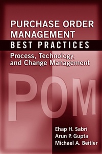 Abbildung von: Purchase Order Management Best Practices - J. Ross Publishing