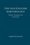 Cover: The Old English Martyrology - D.S. Brewer