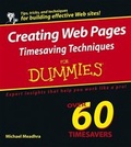 Cover: Creating Web Pages Timesaving Techniques For Dummies - Hungry Minds Inc,U.S.