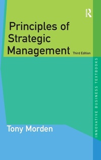 Enlarge image Cover: Principles of Strategic Management - Routledge