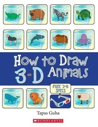 Enlarge image Cover: How to Draw 3D Animals - Scholastic India Pvt Ltd