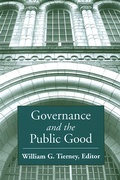 Cover: Governance and the Public Good - De Gruyter