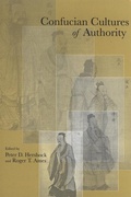 Cover: Confucian Cultures of Authority - De Gruyter