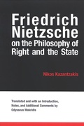 Cover: Friedrich Nietzsche on the Philosophy of Right and the State - De Gruyter