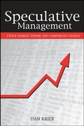 Cover: Speculative Management - De Gruyter