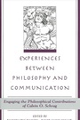 Cover: Experiences between Philosophy and Communication - De Gruyter