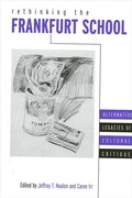 Cover: Rethinking the Frankfurt School - De Gruyter