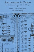Cover: Anaximander in Context - State University of New York Press