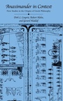 Cover: Anaximander in Context - State University of New York Press