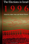 Cover: The Elections in Israel 1996 - State University of New York Press