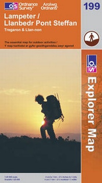 Abbildung von: Lampeter, Tregaron and Llan-non - Ordnance Survey