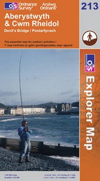 Abbildung von: Aberystwyth and Cwm Rheidol - Ordnance Survey