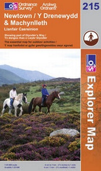 Abbildung von: Newtown, Llanfair Caereinion - Ordnance Survey