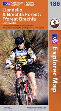 Abbildung von: Llandeilo and Brechfa Forest - Ordnance Survey