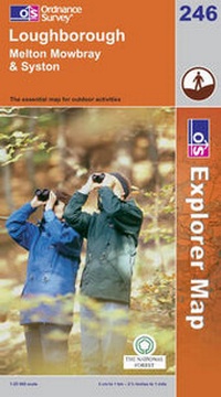 Abbildung von: Loughborough, Melton Mowbray and Syston - Ordnance Survey