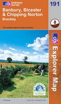 Abbildung von: Banbury, Bicester and Chipping Norton - Ordnance Survey