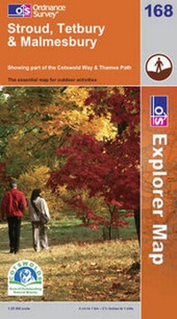 Abbildung von: Stroud, Tetbury and Malmesbury - Ordnance Survey
