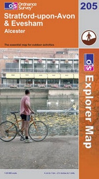 Abbildung von: Stratford-upon-Avon and Evesham - Ordnance Survey
