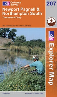 Abbildung von: Newport Pagnell and Northampton South - Ordnance Survey