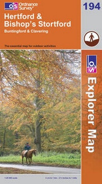 Abbildung von: Hertford and Bishop's Stortford - Ordnance Survey