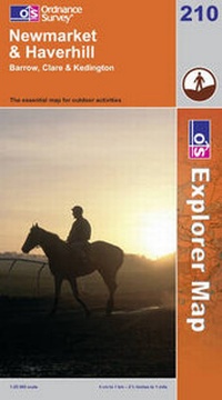 Abbildung von: Newmarket and Haverhill, Barrow, Clare and Kedington - Ordnance Survey