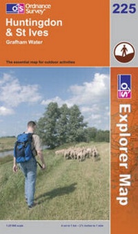 Abbildung von: Huntingdon and St.Ives, Grafham water - Ordnance Survey