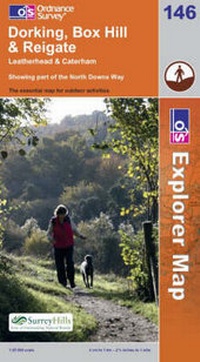 Abbildung von: Dorking, Box Hill and Reigate - Ordnance Survey