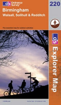 Abbildung von: Birmingham, Walsall, Solihull and Redditch - Ordnance Survey