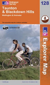 Abbildung von: Taunton and Blackdown Hills - Ordnance Survey