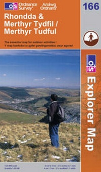 Abbildung von: Rhondda and Merthyr Tydfil - Ordnance Survey
