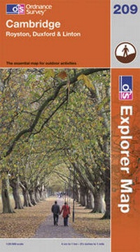 Abbildung von: Cambridge, Royston, Duxford & Linton - Ordnance Survey