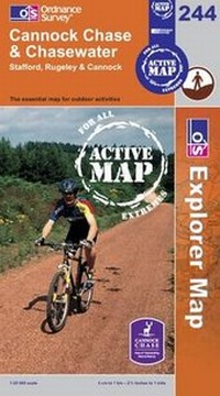 Abbildung von: Cannock Chase and Chasewater - Ordnance Survey