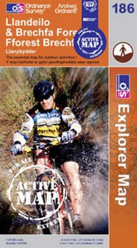 Abbildung von: Llandeilo and Brechfa Forest / Fforest Brechfa - Ordnance Survey