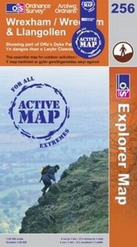 Abbildung von: Wrexham/Wrecsam and Llangollen - Ordnance Survey